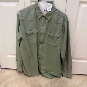 Orvis Sage Green Casual Shirt